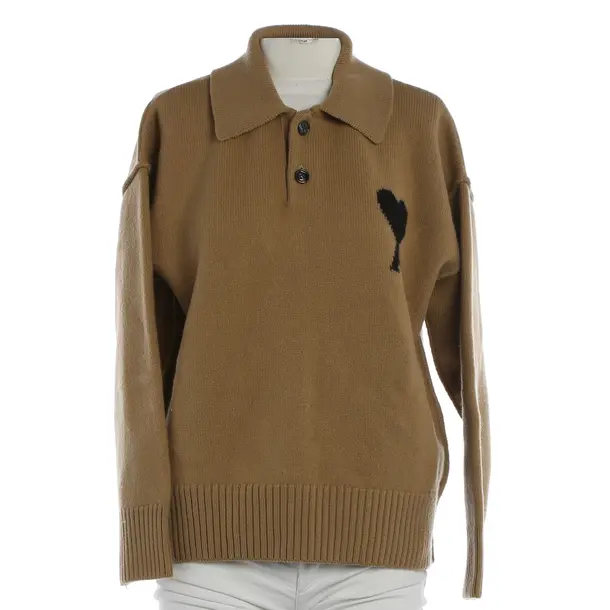 Wool Jumper, in Brown, Wool, Ami Paris
