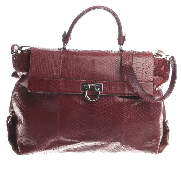 Reisetasche, in Bordeaux, Leder, Salvatore Ferragamo