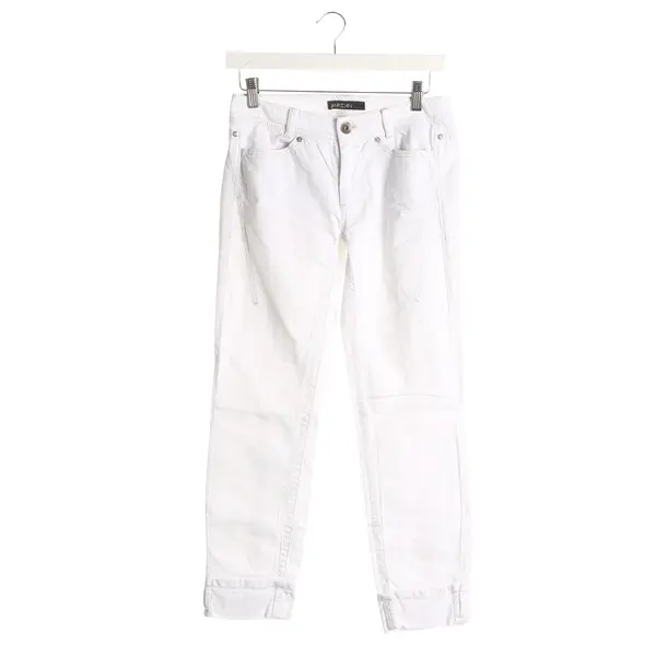 Pants, in White, Cotton, Marc Cain