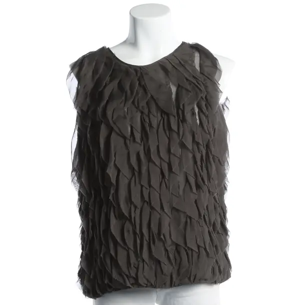 Top, in Gray, Silk, Hugo Boss Black Label