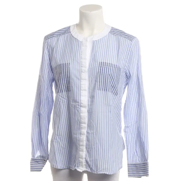 Bluse, in Blau, Baumwolle, Steffen Schraut