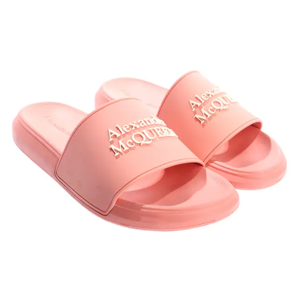 Slides, in Hellrosa, Alexander McQueen