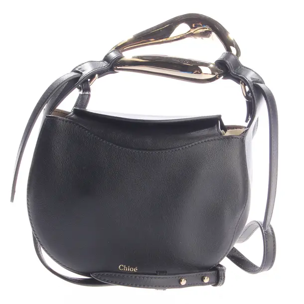 Schultertasche, in Schwarz, Leder, Chloé