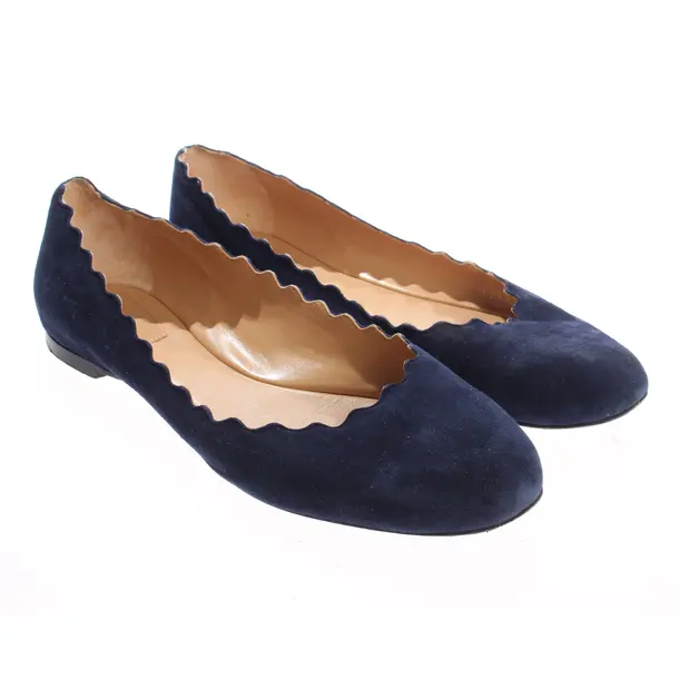 Ballet Flats, in Navy, Chloé