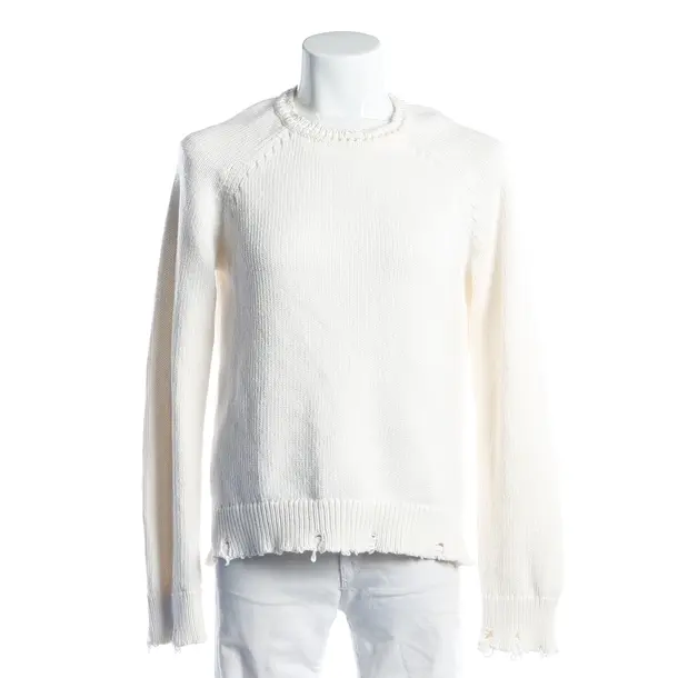 Maglione, in Bianco, Cotone, Saint Laurent