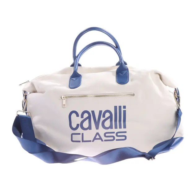 Duffle Bag, in Beige, Polyester, cavalli CLASS