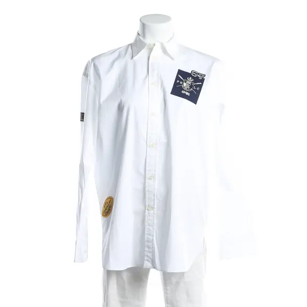 Blouse, in White, Baumwolle, Polo Ralph Lauren
