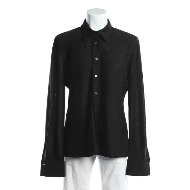 Bluse, in Schwarz, Polyester, Caliban