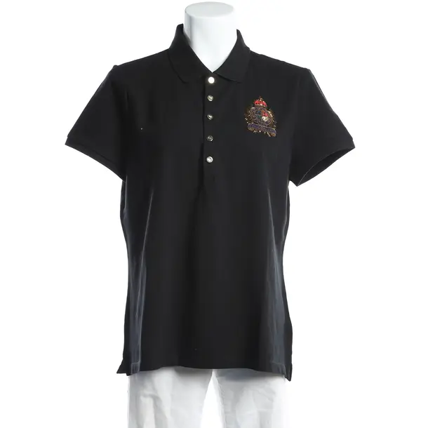 Poloshirt, in Schwarz, Baumwolle, Lauren Ralph Lauren