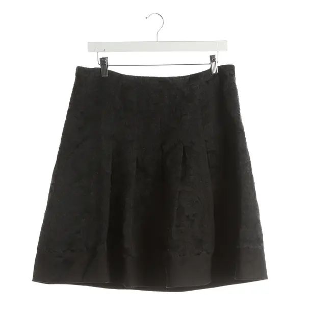 Rock, in Schwarz, Wolle, Bally