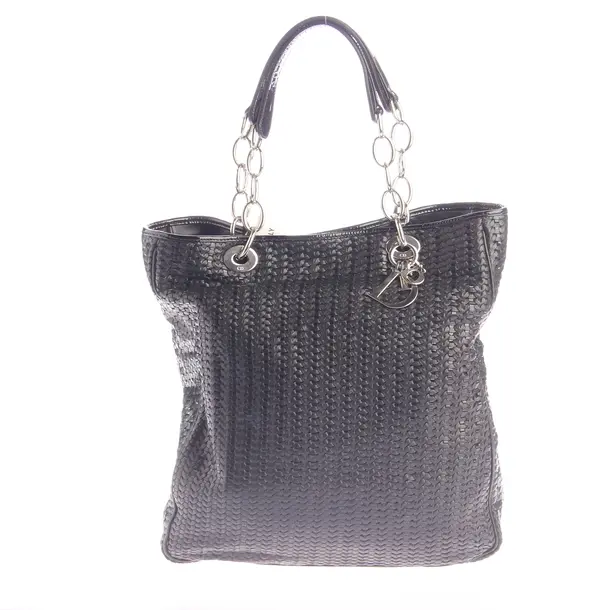 Shopper Bag, in Black, Leather, Dior