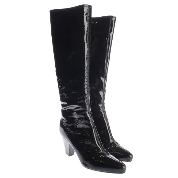 Stiefel, in Schwarz, Prada