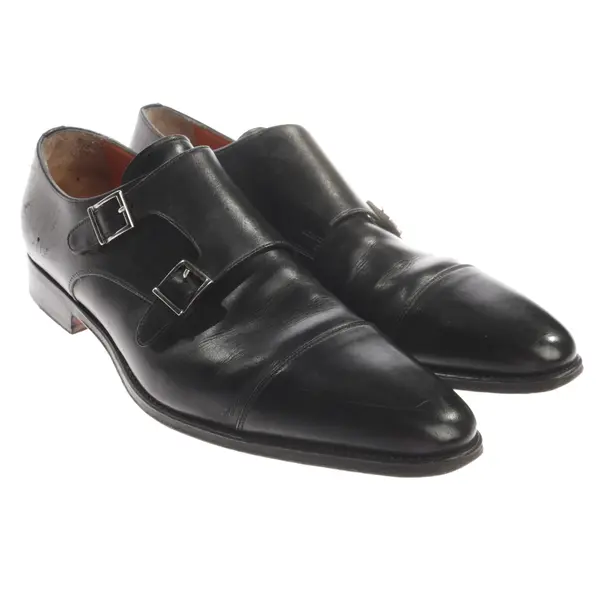 Halbschuhe, in Schwarz, Santoni