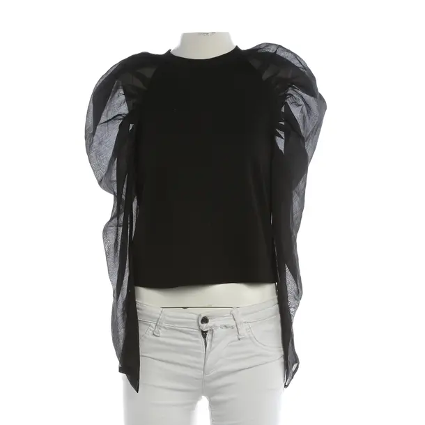 Manica lunga, in Nero, Cotone, Karl Lagerfeld