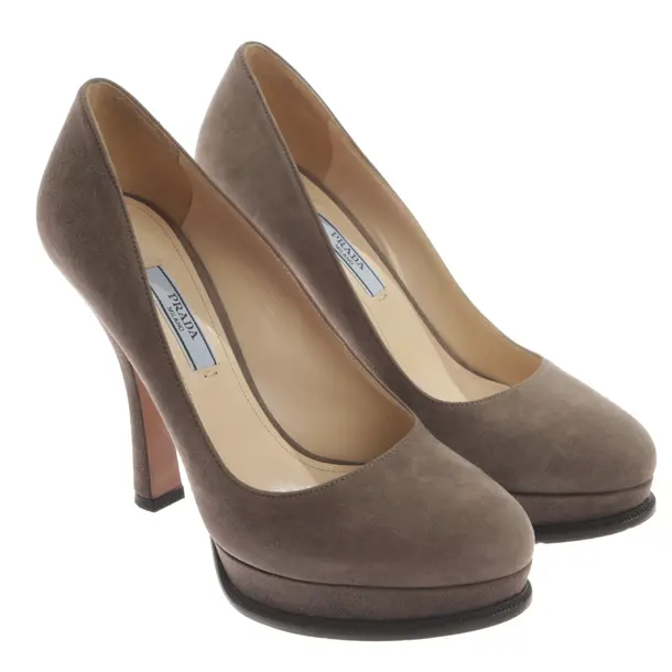 Pumps, in Grau, Prada