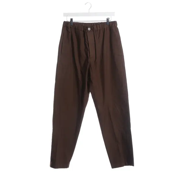 Hose, in Braun, Baumwolle, Jil Sander