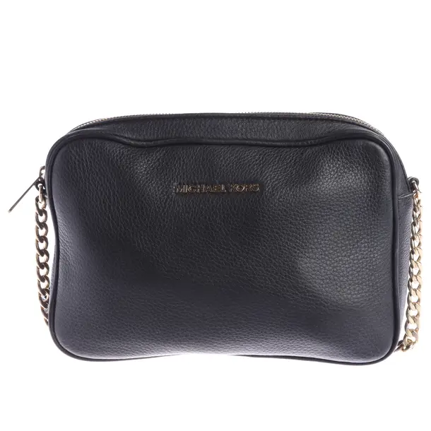 Schultertasche, in Schwarz, Leder, Michael Kors