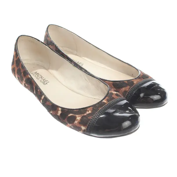 Ballerinas, in Dunkelbraun, Michael Kors