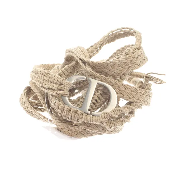 Gürtel, in Beige, Stroh, Dior