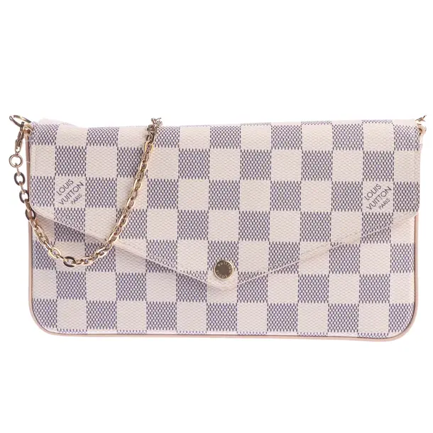 Portafoglio a cinture a tracolla, in Beige, Tela, Louis Vuitton