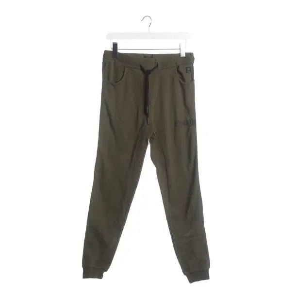Sweatpants, in Dark Green, Cotton, Elias Rumelis