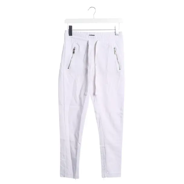 Pants, in White, Cotton, Elias Rumelis