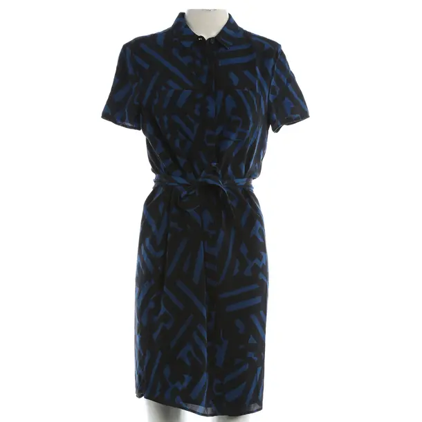 Dress, in Blue, Silk, Burberry