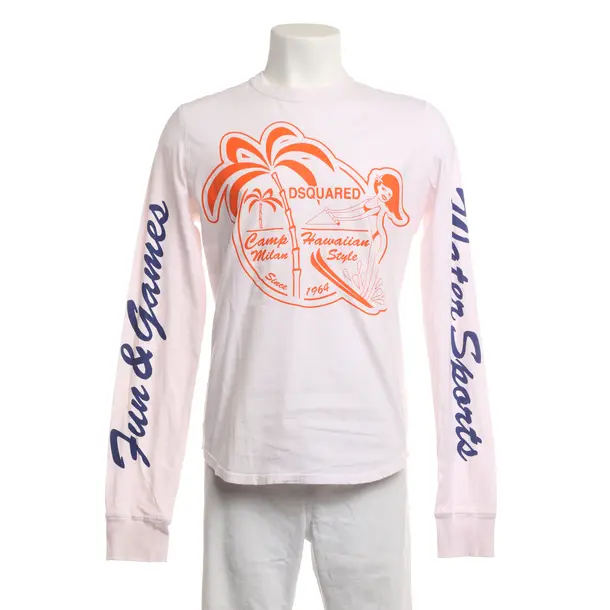 Long Sleeve Shirt, in Light Pink, Cotton, Dsquared