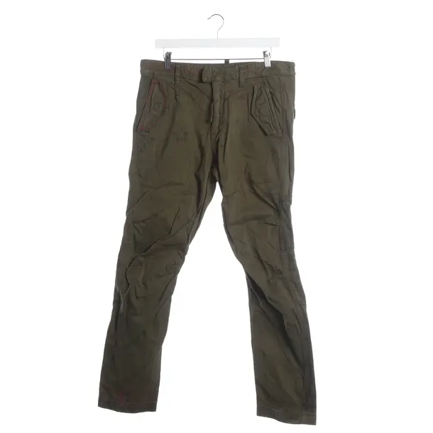 Pants, in Olive Green, Cotton, Dsquared