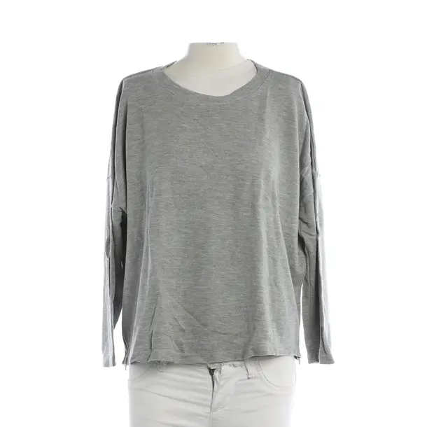 Sweatshirt, in Grau, Baumwolle, Max Mara