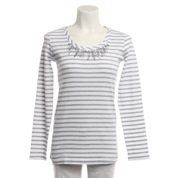 Longsleeve, in Hellgrau, Baumwolle, Marc Cain