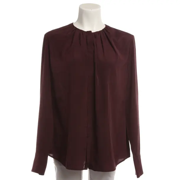 Blouse, in Bordeaux, Silk, Hugo Boss Black Label