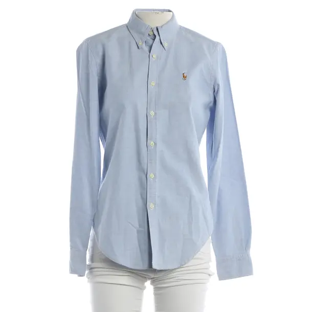 Blouse, in Light Blue, Cotton, Polo Ralph Lauren