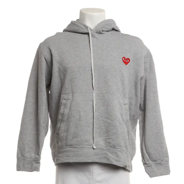 Hoodie, in Light Gray, Cotton, Comme des Garcons