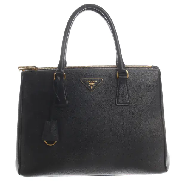 Handtasche, in Schwarz, Leder, Prada