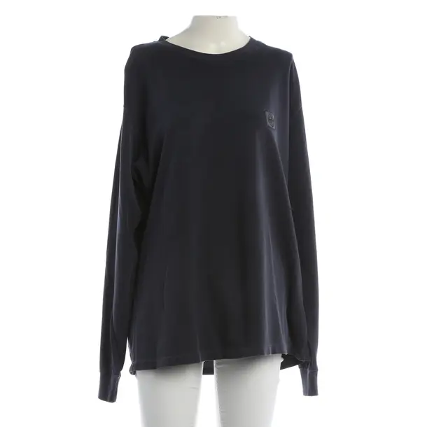Long Sleeve Shirt, in Navy, Cotton, Stone Island