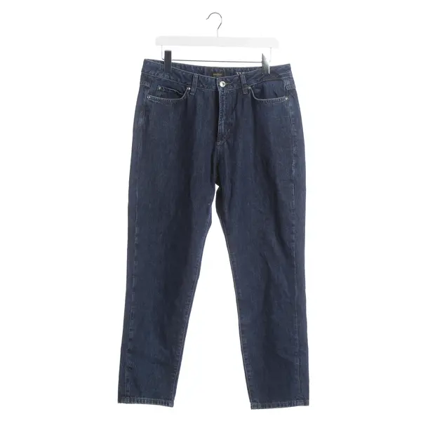 Straight Fit Jeans, in Navy, Cotton, Windsor