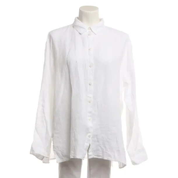 Blouse, in White, Linen, Riani