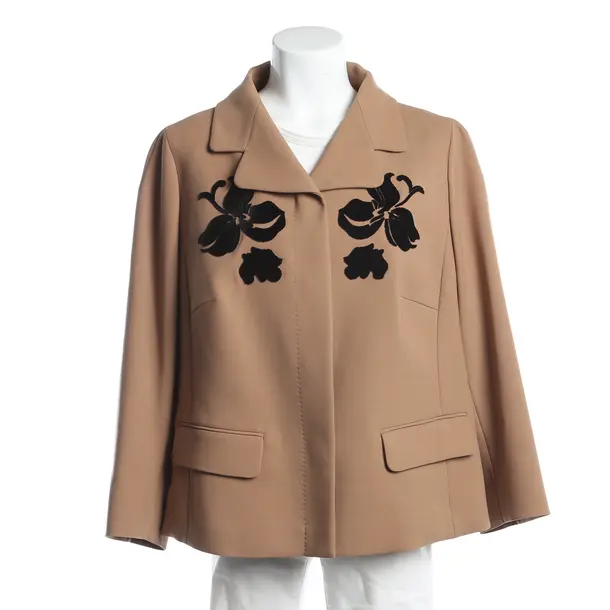 Blazer, in Hellbraun, Wolle, Escada
