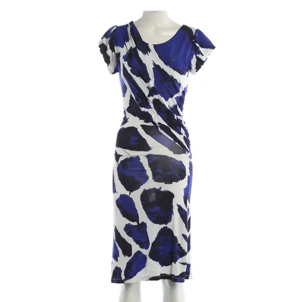 Dress, in Navy, Viscose, Roberto Cavalli