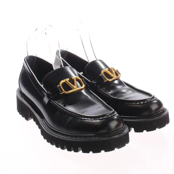 Loafers, in Black, Valentino