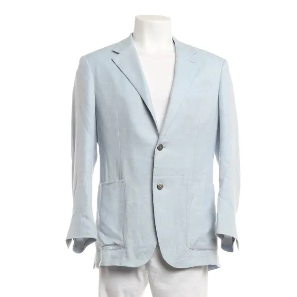 Giacca, in Azzurro, Lino, Zegna