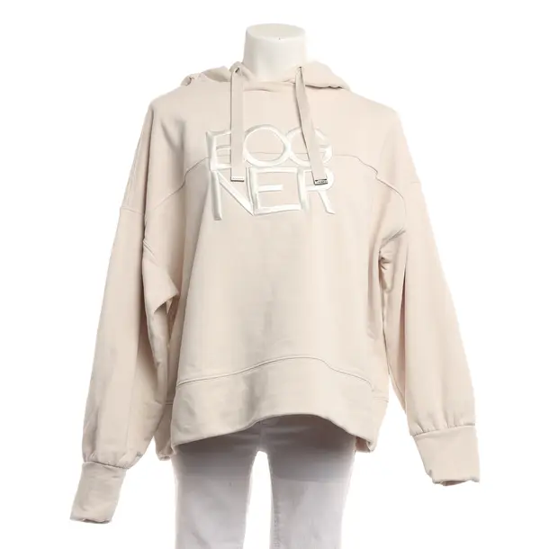 Felpa con cappuccio, in Beige, Cotone, Bogner