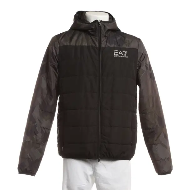 Mid-Season Jacket, in Black, Polyester, Emporio Armani