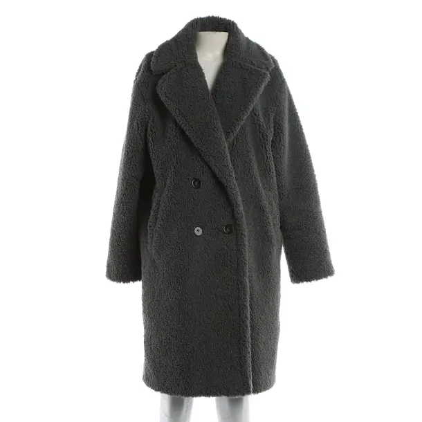 Winter Coat, in Gray, Polyester, Marc Cain