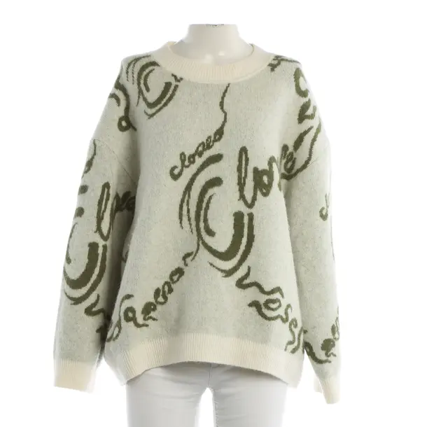 Jumper, in Cream, Wool, Closed