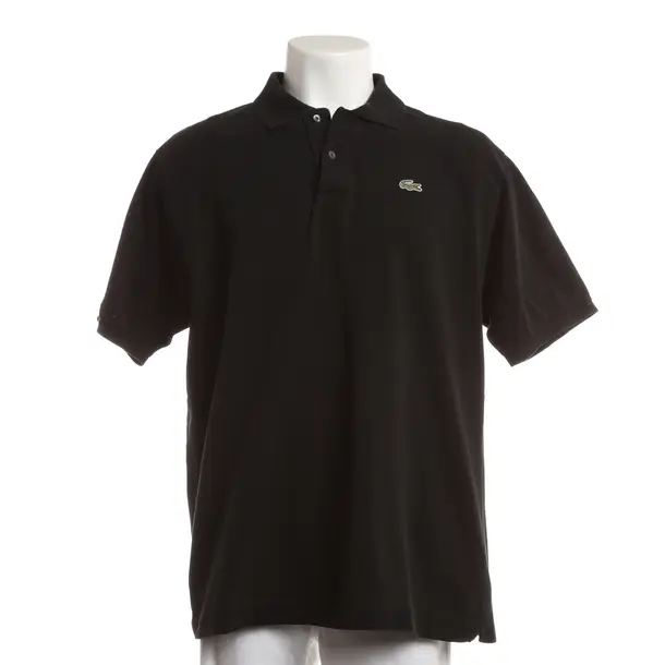 Poloshirt, in Schwarz, Baumwolle, Lacoste