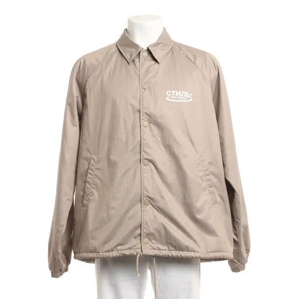 Mid-Season Jacket, in Beige, Polyester, Heron Preston