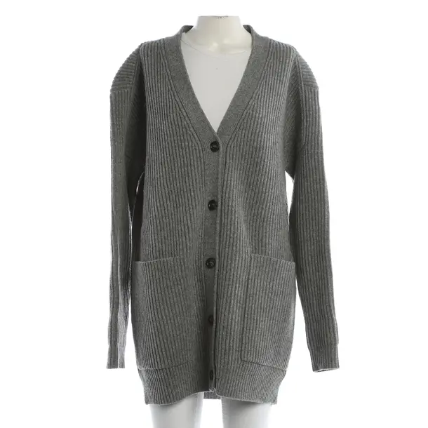Strickjacke, in Grau, Wolle, Jil Sander