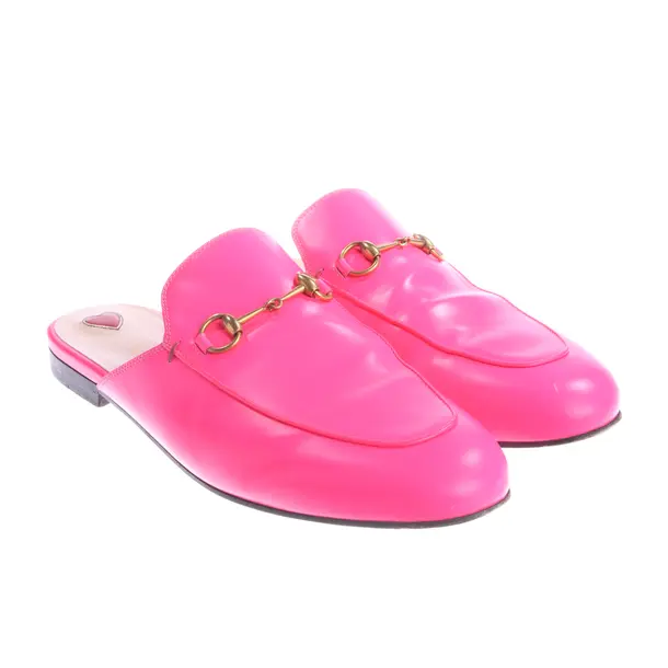 Mules, in Neon Pink, Gucci